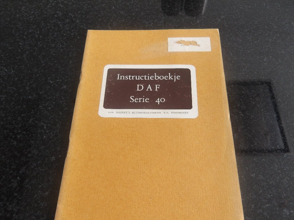 DAF Serie 40 - Instructieboekje NL, Verzenden
