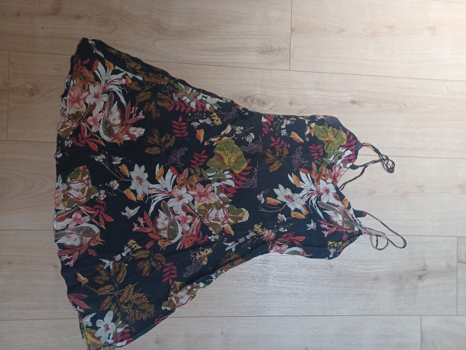 Zomerjurk met bloemenprint van Mango, maat L, Mango, Meerkleurig, Maat 42/44 (L), Ophalen of Verzenden