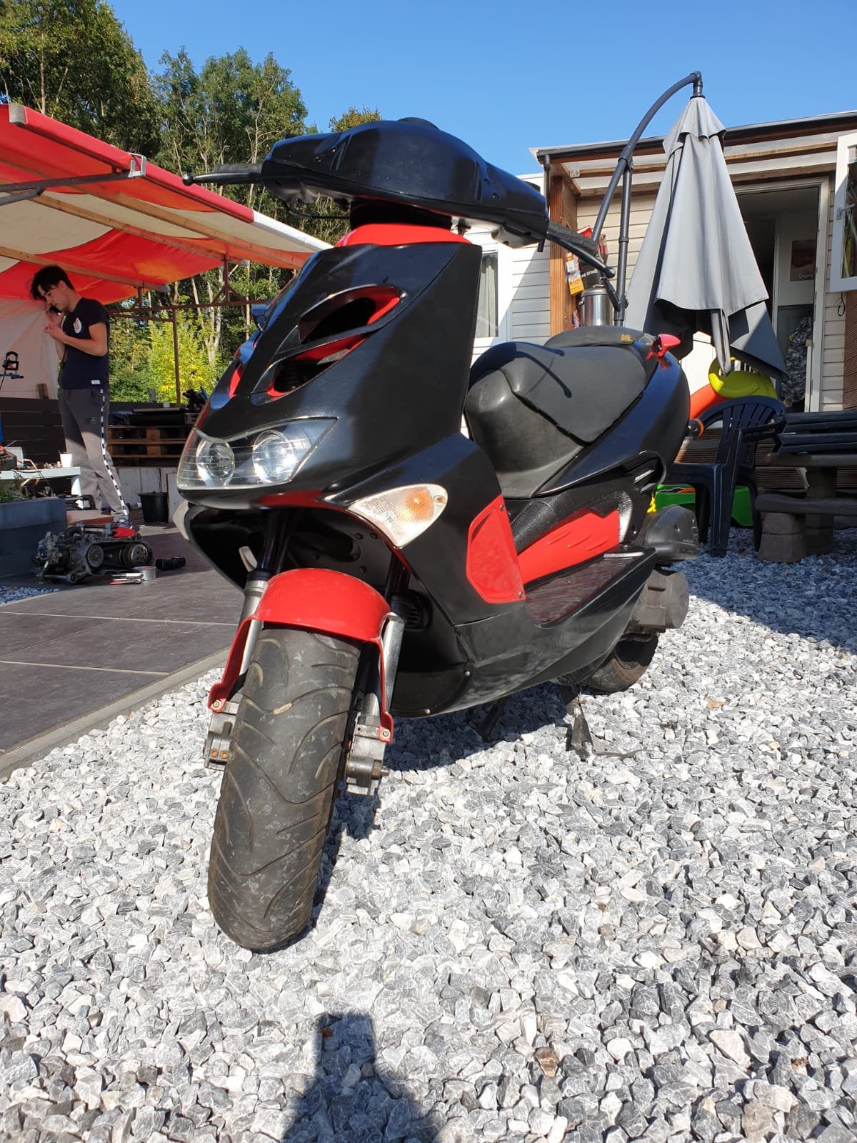Aprillia ditech sr50, Ophalen, Gebruikt, SR 50, Benzine