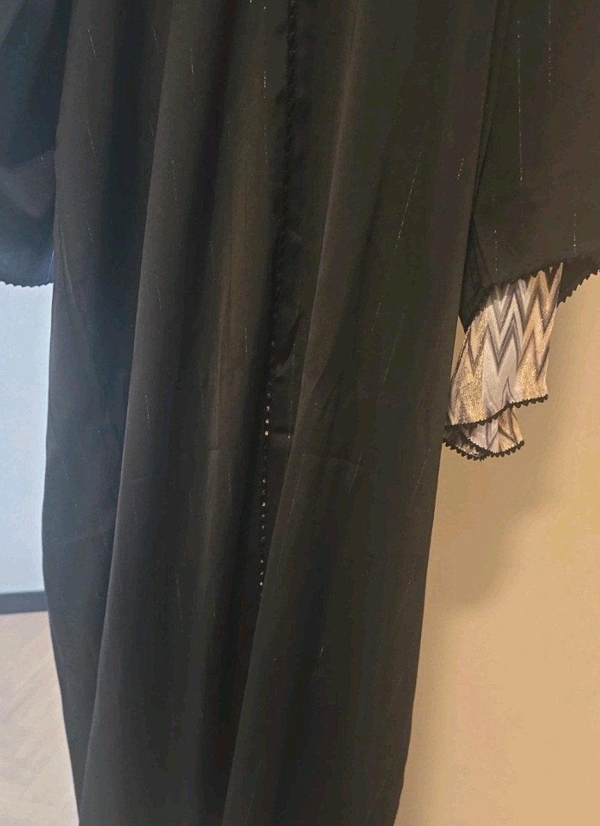 jellaba zwart, Kleding | Dames, Ophalen of Verzenden, Zo goed als nieuw, Zwart, Overige typen