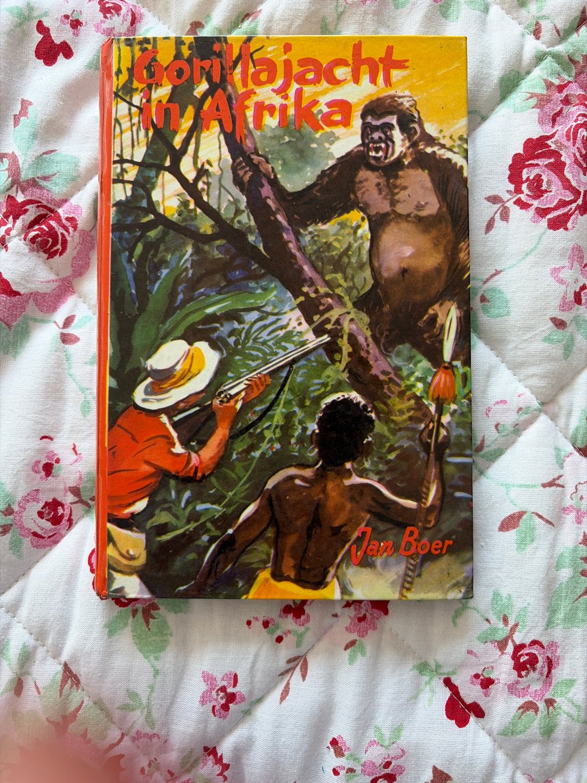 Gorillajacht in Afrika - Jan Boer (Vintage Boek), Ophalen of Verzenden, Gelezen
