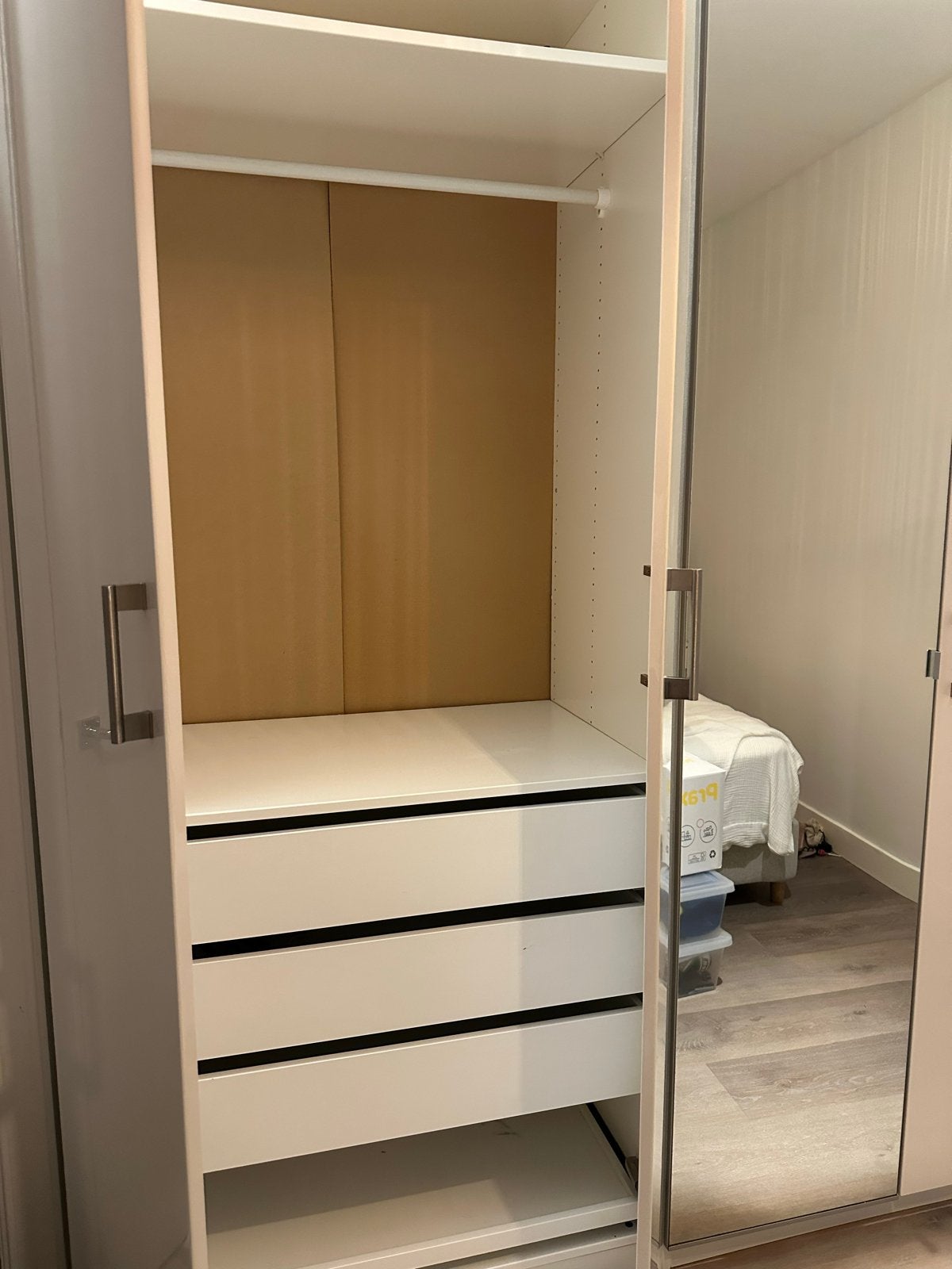 IKEA Pax Kast wit - 200x60x230cm, Ophalen, Overige materialen, Gebruikt, 200 cm of meer
