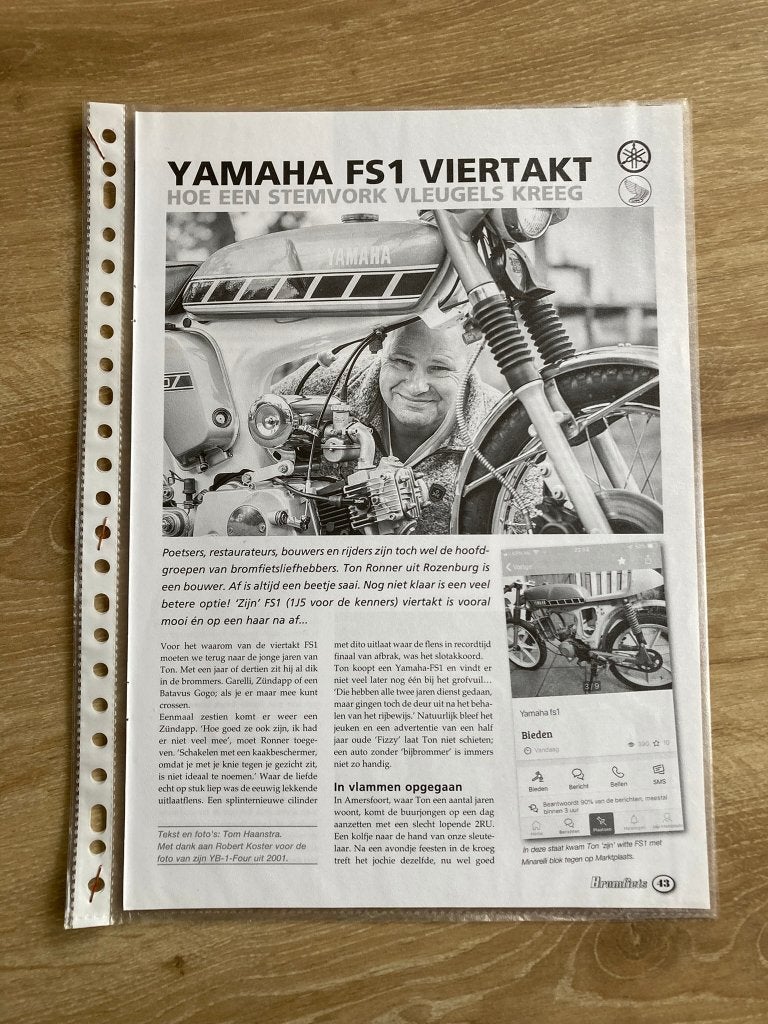 Unieke Map met veel documentatie diverse brommers set 3, Fietsen en Brommers, Verzenden, Nieuw