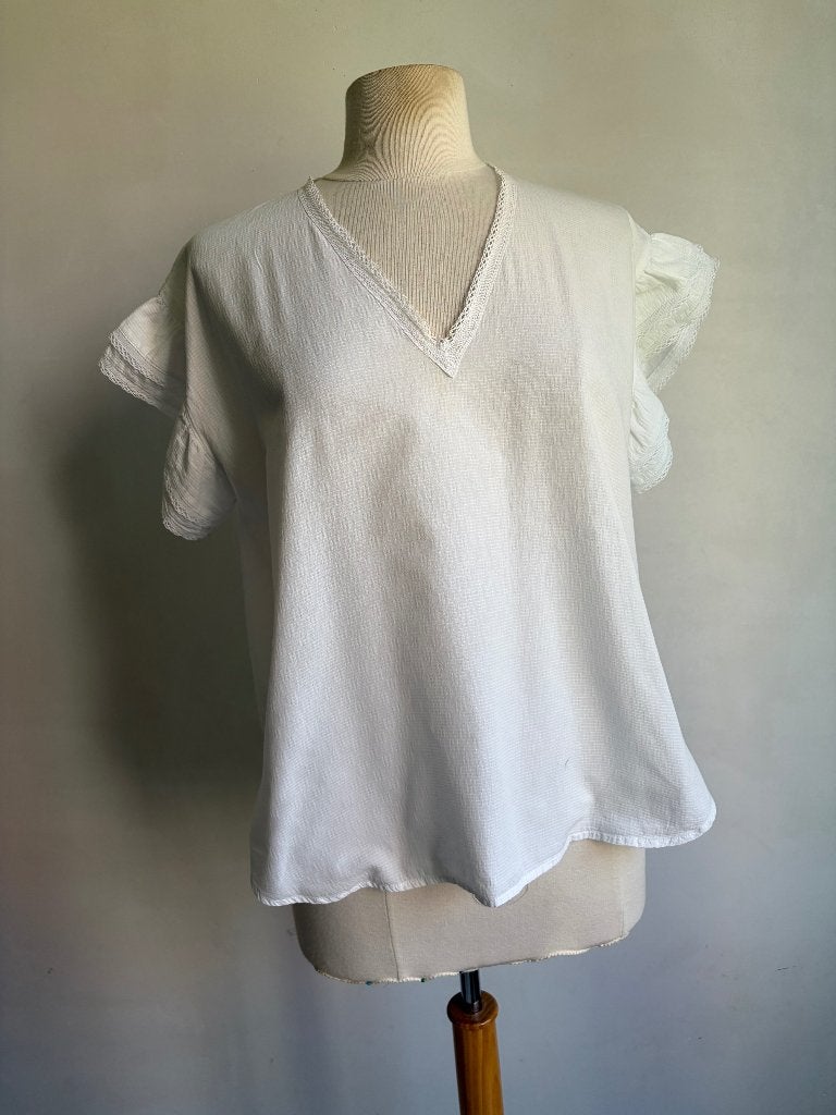 stella nova top wit, Kleding | Dames, Maat 38/40 (M), Verzenden, Wit, Zo goed als nieuw