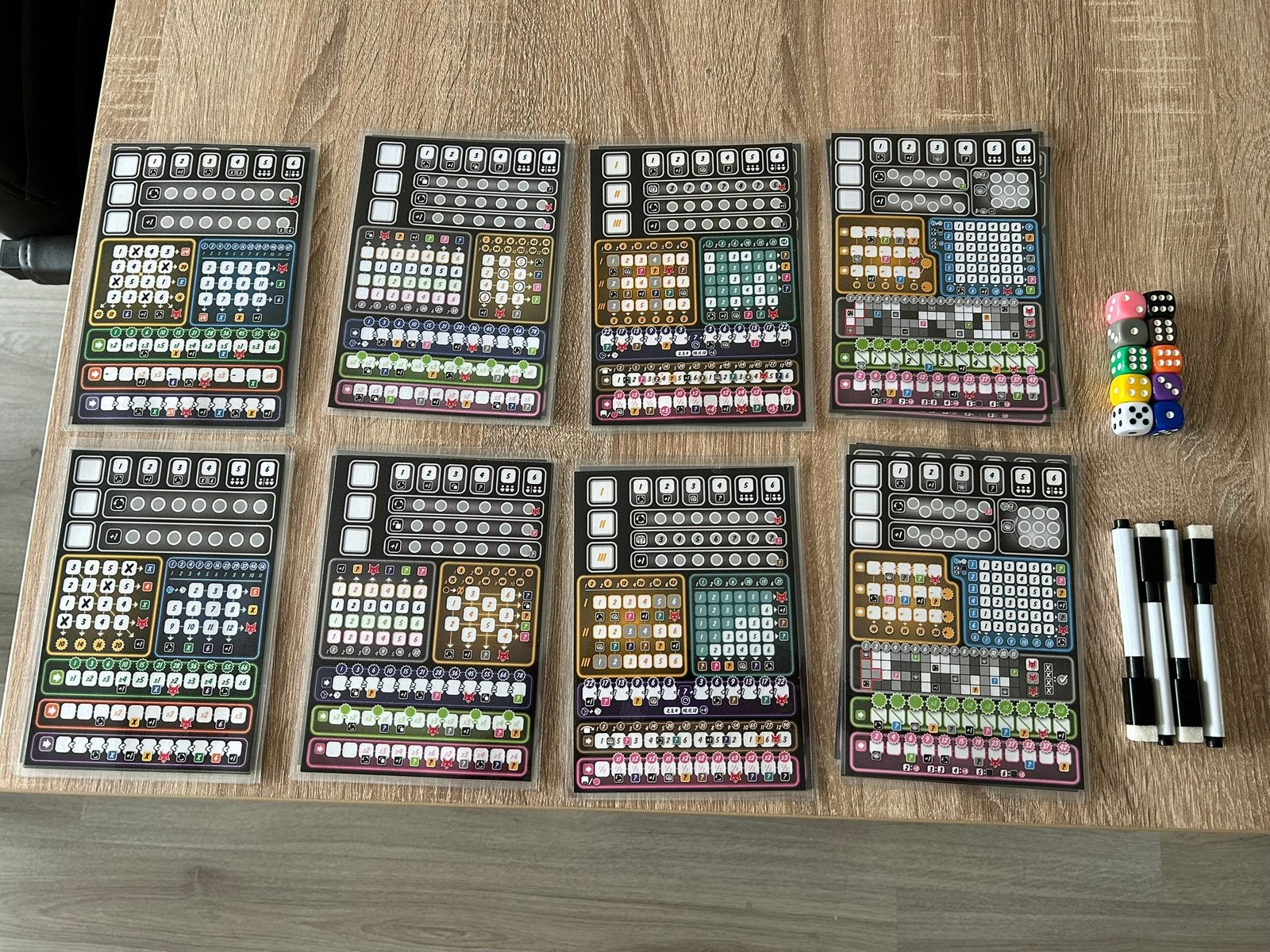 Complete set clever geplastificeerde score kaarten, Ophalen of Verzenden, Nieuw