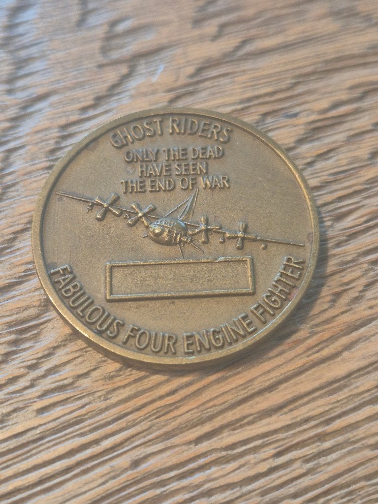 Mooie vliegtuigcoin Amerikaanse Hercules AC-130, Ophalen of Verzenden, Nieuw, Schaalmodel