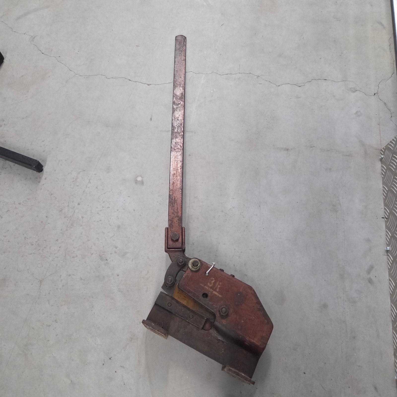 Oude metaalschaar / plaatknipper, Ophalen, Gebruikt, Snijgereedschap, Overige merken