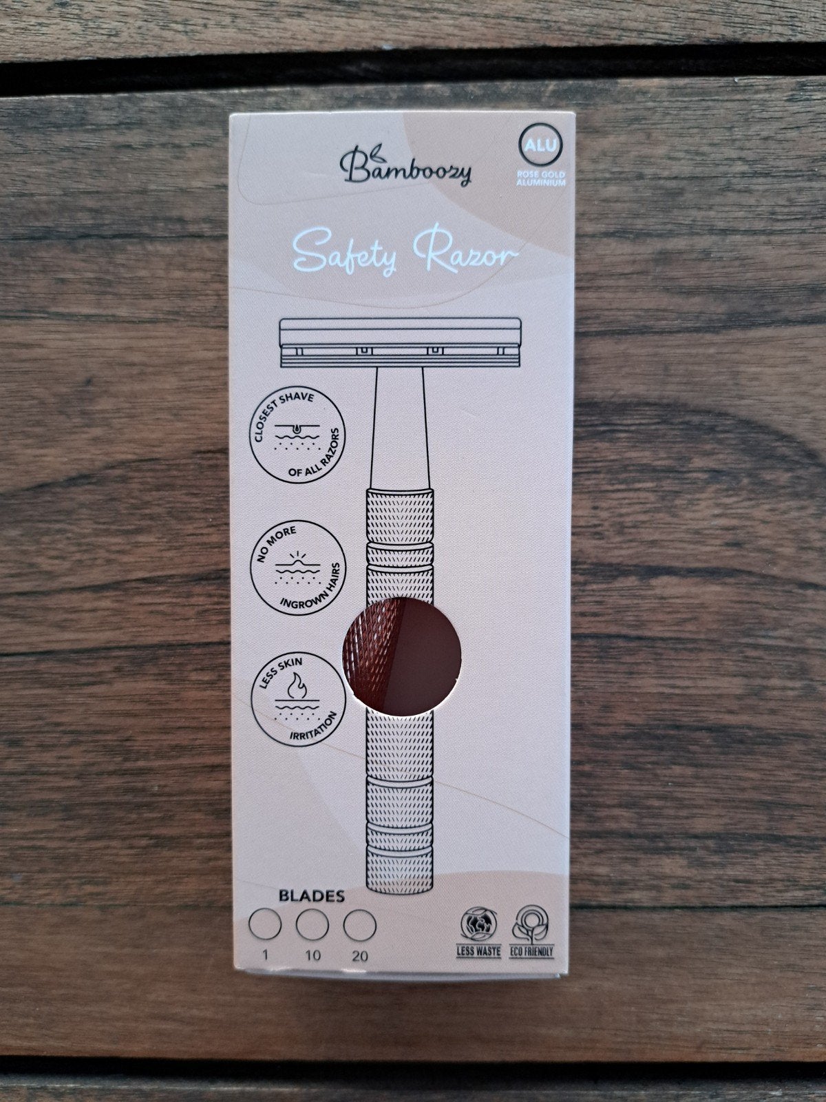 Bamboozy safety razor, Ophalen of Verzenden, Zo goed als nieuw, Overige typen