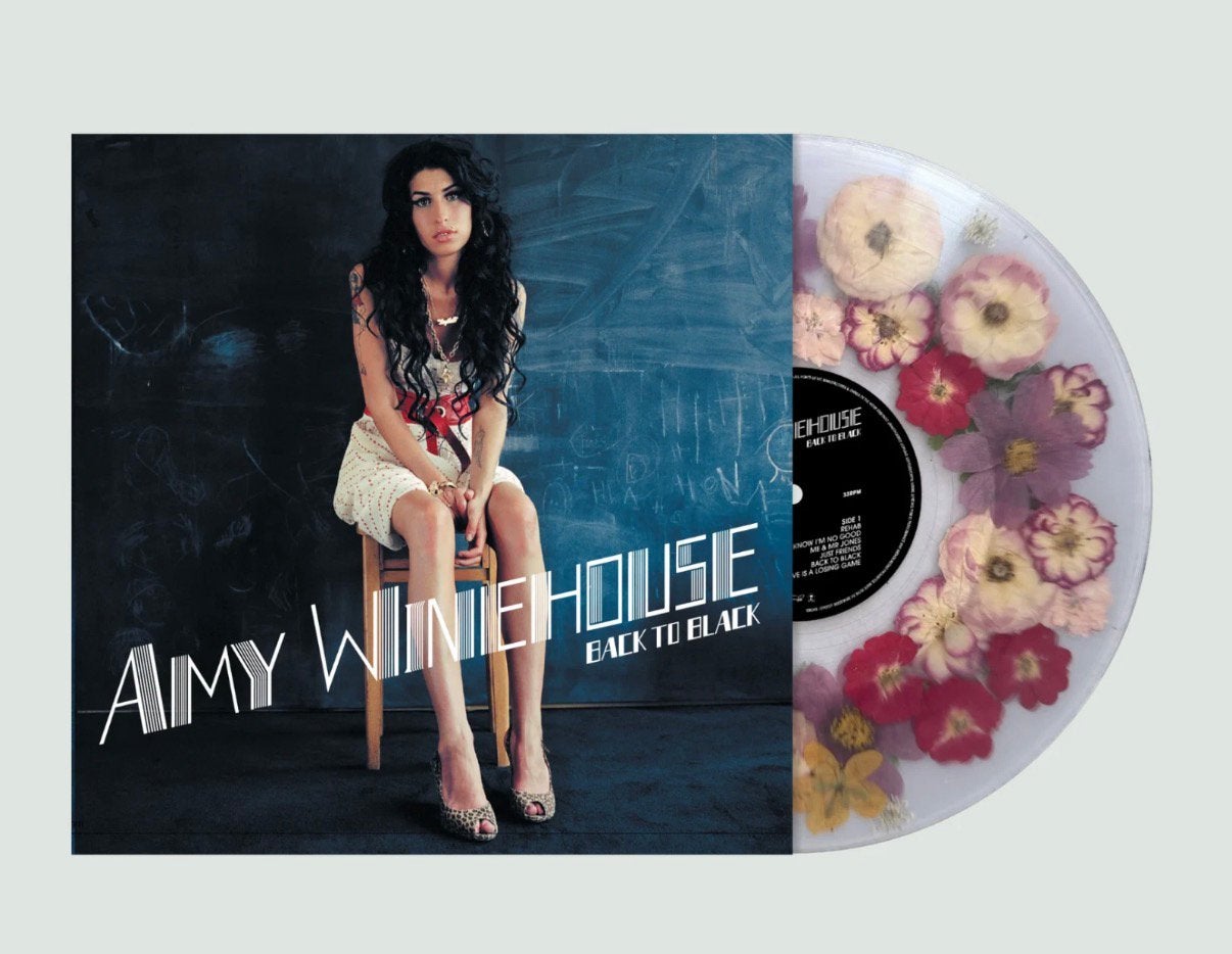 Amy Winehouse - Back To Black FLOWER FILLED vinyl, Ophalen of Verzenden, LP