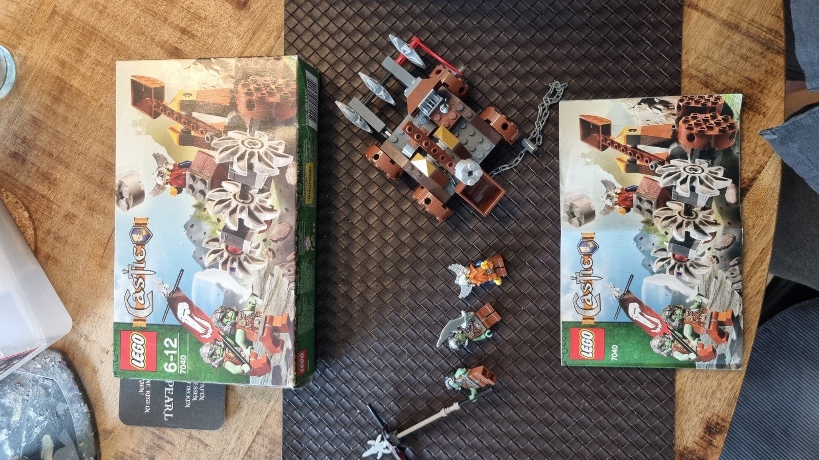 Lego 7040 Dwarves Mine Defender - Compleet met doos, Gebruikt, Lego, Ophalen of Verzenden, Castle