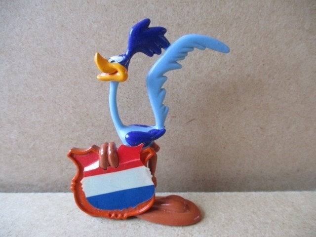 adv10615 looney tunes oranje supporter 7, Ophalen, Looney Tunes, Gebruikt, Beeldje of Figuurtje