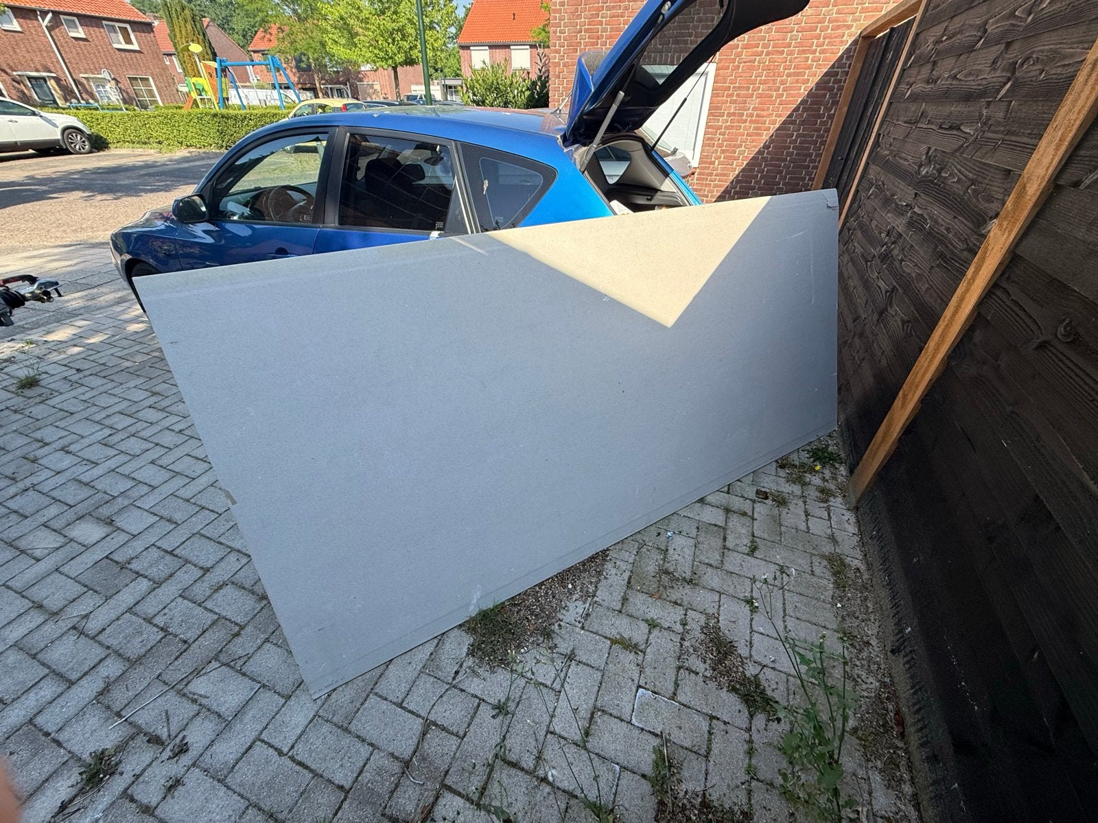 Gipsplaat met lichte beschadiging, Ophalen, Gebruikt, Overige materialen, Minder dan 20 mm