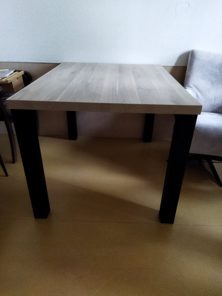 Tafel evt. met 2 stoelen, Ophalen, Gebruikt, Rechthoekig, 50 tot 100 cm