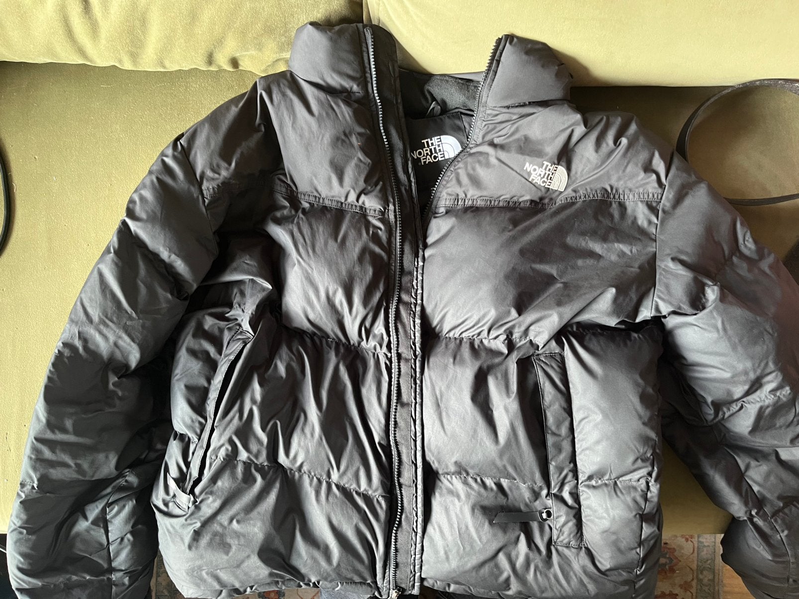 North face jas ( Maat XL ), Ophalen, Zo goed als nieuw, Maat 46/48 (XL) of groter, Zwart