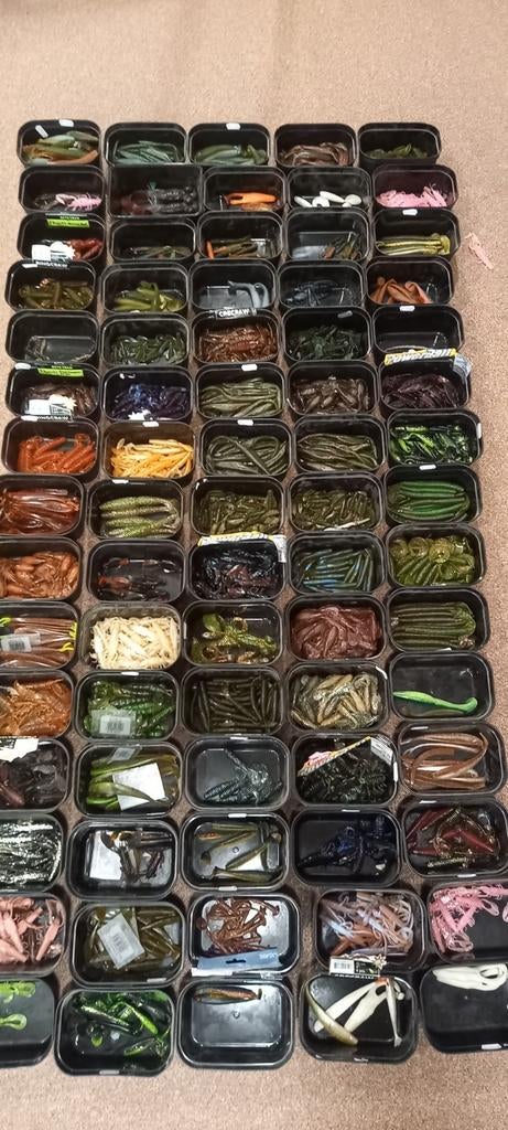 Grote partij shads & Creature baits ( 900st.), Overige typen, Nieuw, Ophalen of Verzenden, Nvt