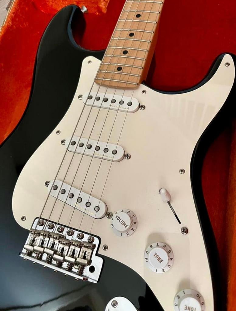 Fender Stratocaster Eric Clapton signature 2016 blackie top!, Ophalen, Zo goed als nieuw, Solid body, Fender