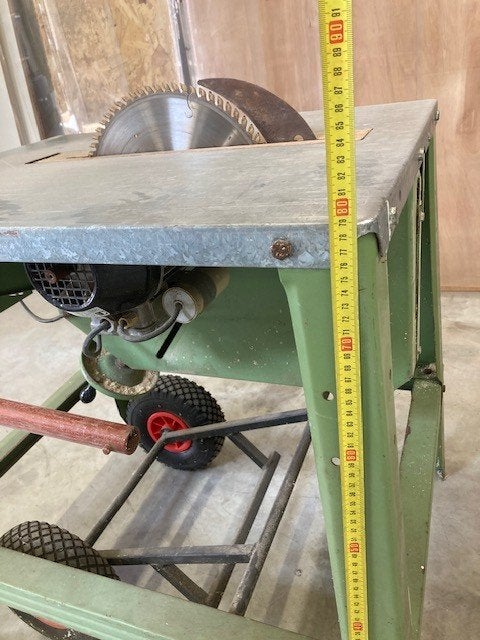 zaagmachine tafelzaag zaagtafel 220 volt, Ophalen, Elektra Beckum, Gebruikt, Cirkelzaag