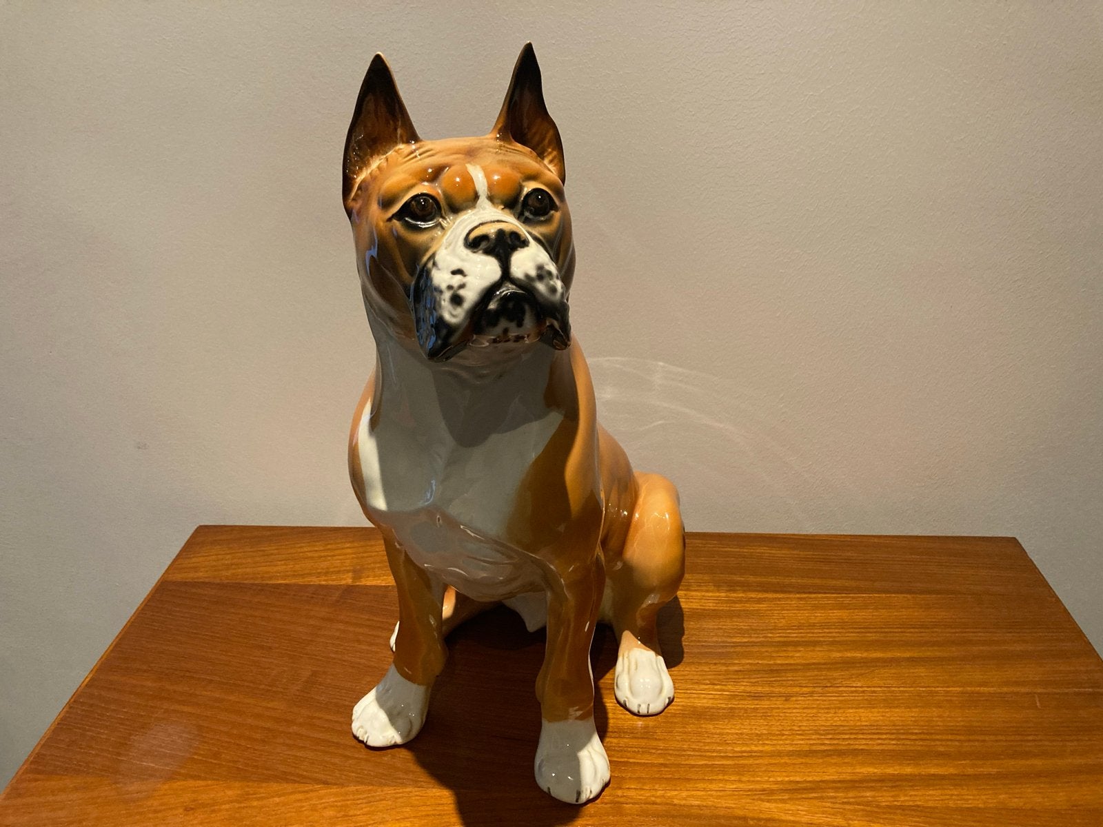 Ronzan made in Italy grote bokser hond, Ophalen of Verzenden, Gebruikt, Dier