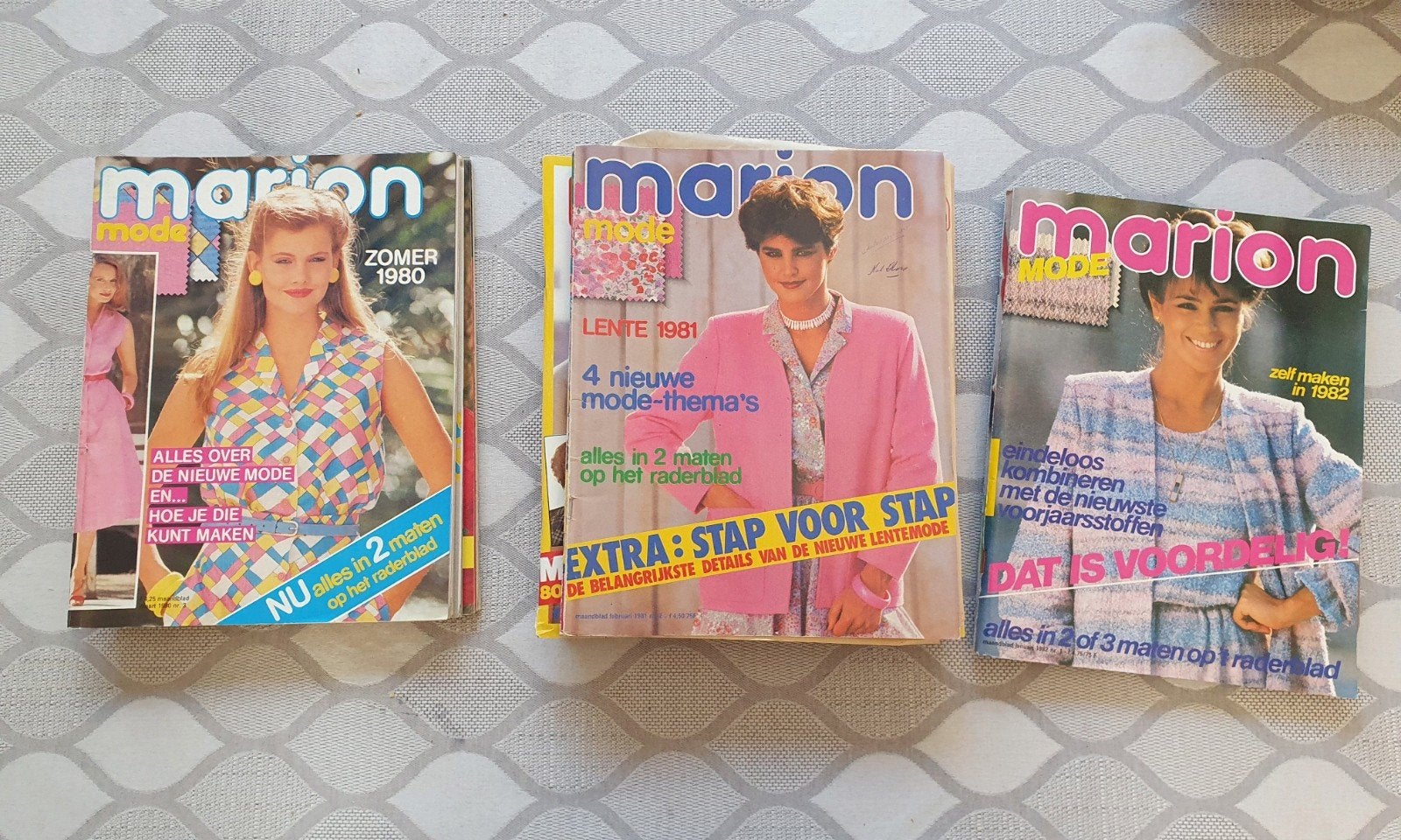 Marion Mode tijdschriften - diverse jaargangen, Ophalen of Verzenden, Gelezen, Damesbladen