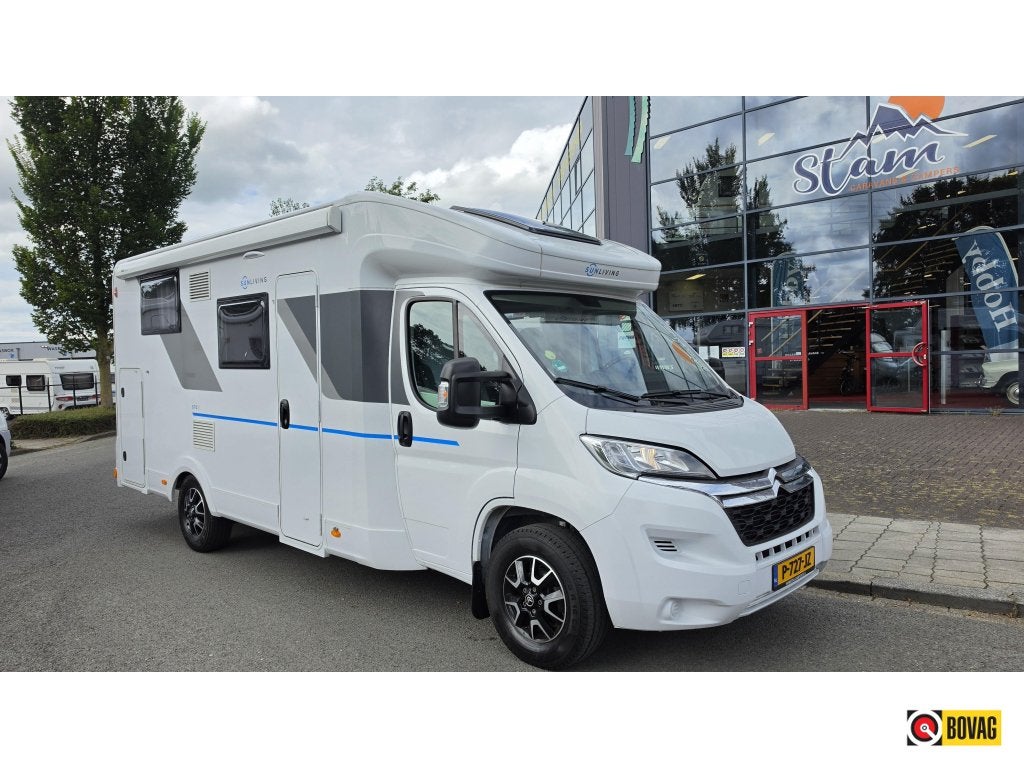 Sun Living S 70 SL enkele bedden hefbed, Caravans en Kamperen, Campers, Ringverwarming, Koelkast, Luifel, Sun Living