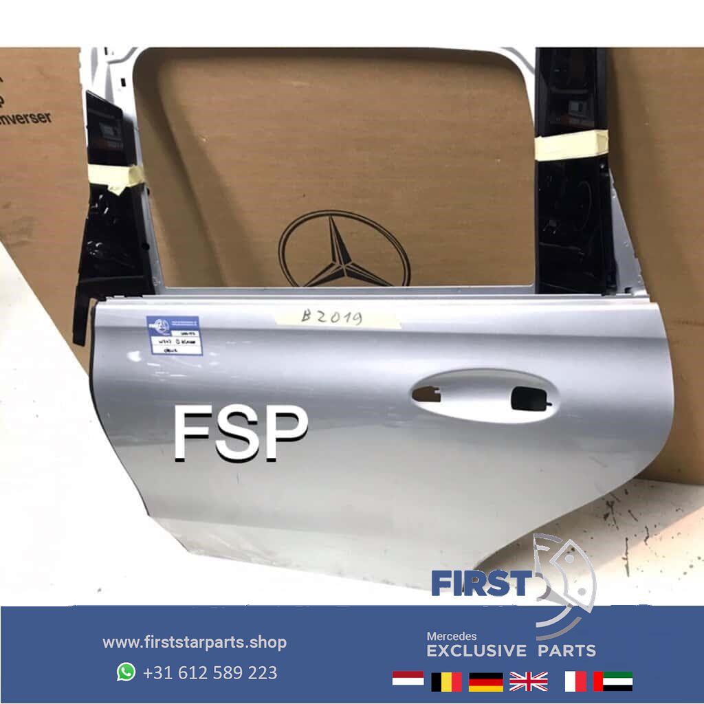 W247 B KLASSE 2019-2021 DEUR PORTIER LINKS ACHTER ZILVER GRI, Auto-onderdelen, Carrosserie en Plaatwerk, Gebruikt, -, Deur, Ophalen of Verzenden