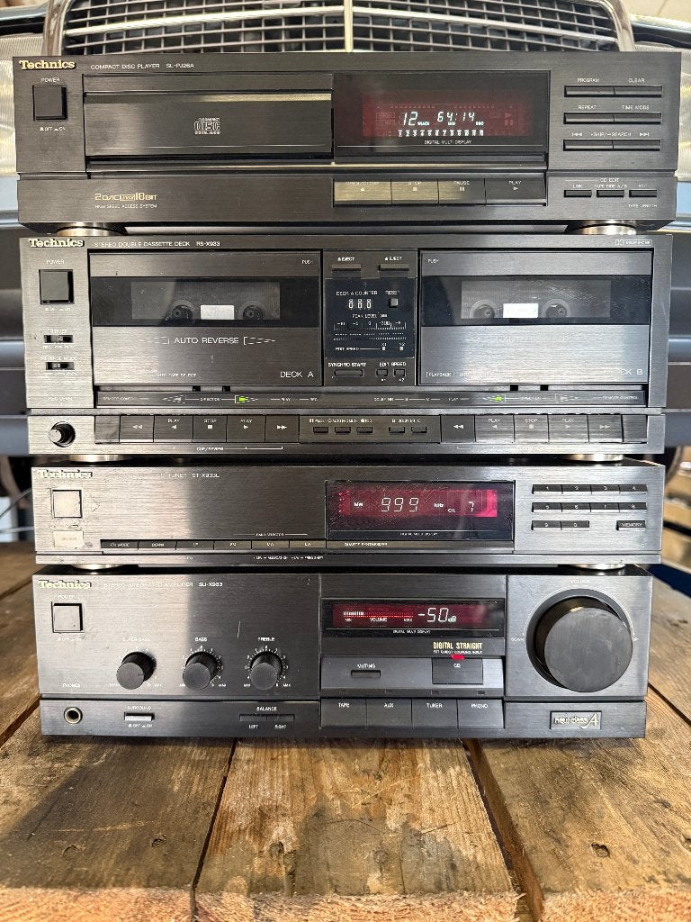 Technics Hifi Set: CD, Cassette, Tuner, Versterker, Overige merken, Gebruikt, Tuner of Radio, Losse componenten