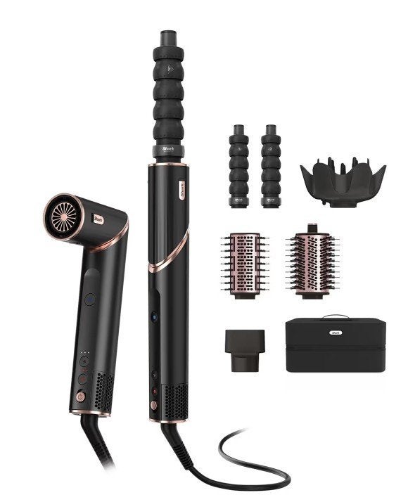 Shark FlexStyle 5-in-1 Föhn en Multistyler, Zwart, Ophalen, Nieuw, Föhn of Haardroger