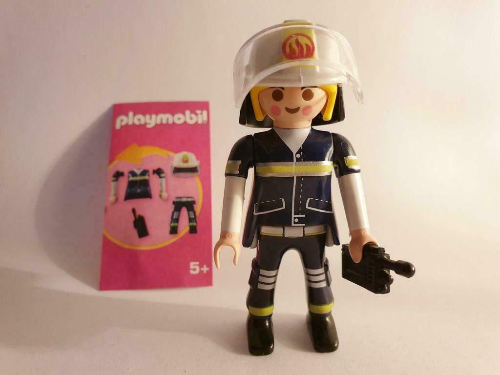 Playmobil Brandweer vrouw met helm en portofoon, Kinderen en Baby's, Speelgoed | Playmobil, Ophalen of Verzenden, Nieuw