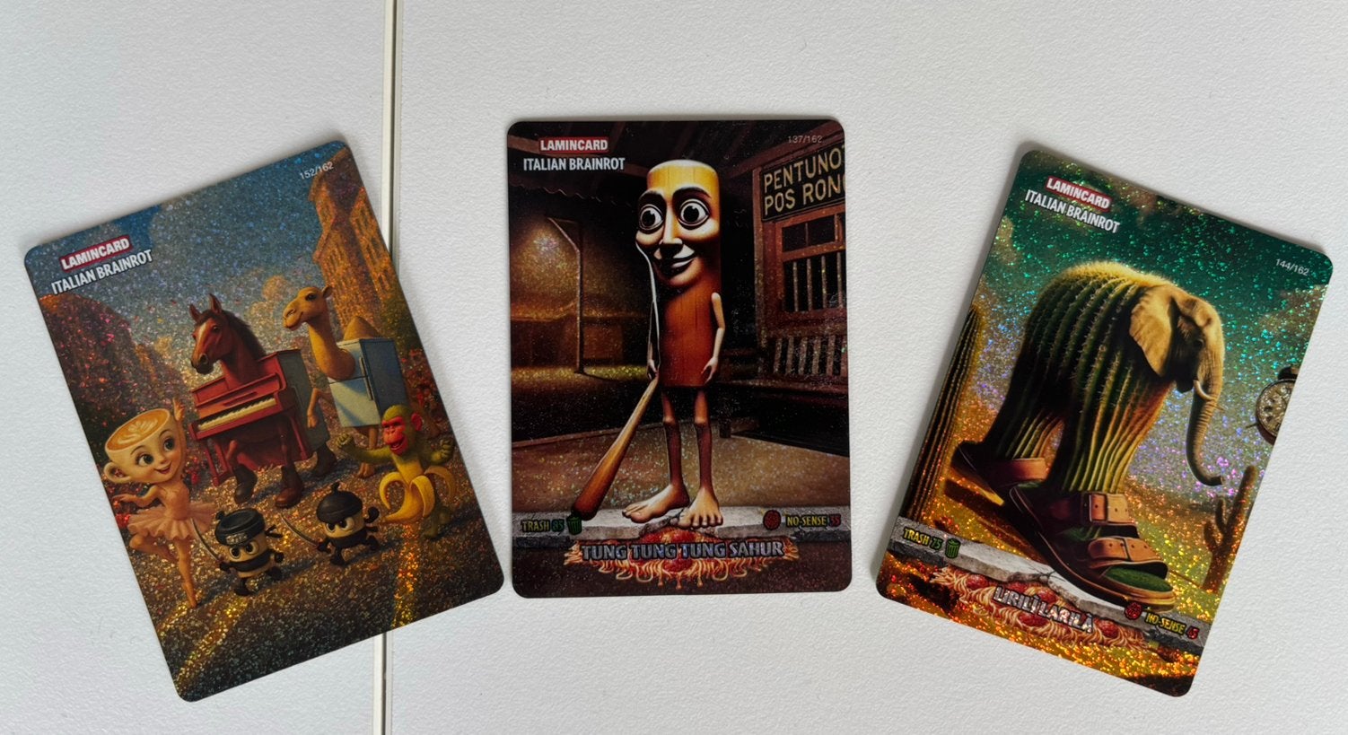 Italian brainrot cards, Ophalen of Verzenden, Zo goed als nieuw