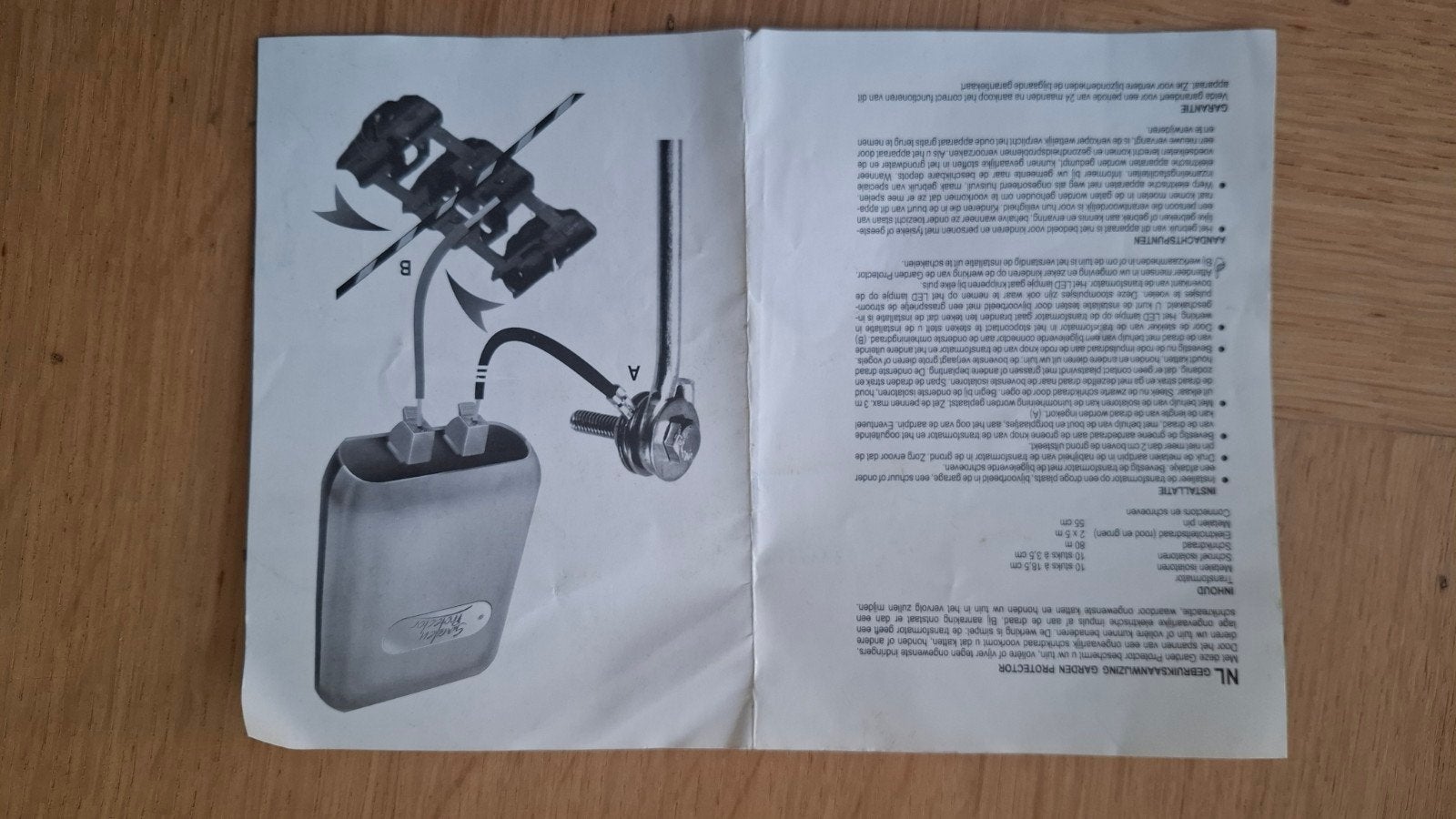 Velda Garden Protector 220V met afstandhouders, Ophalen of Verzenden, Nieuw