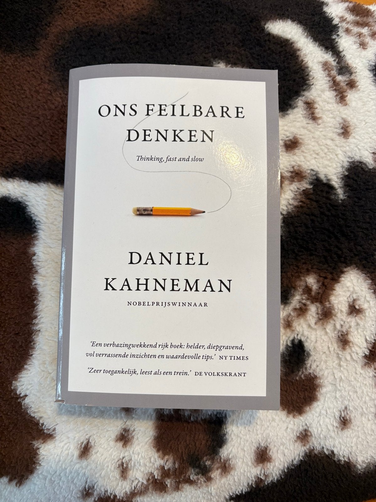 Ons Feilbare Denken - Daniel Kahneman (Nobelprijswinnaar), Ophalen of Verzenden, Zo goed als nieuw, Nederland