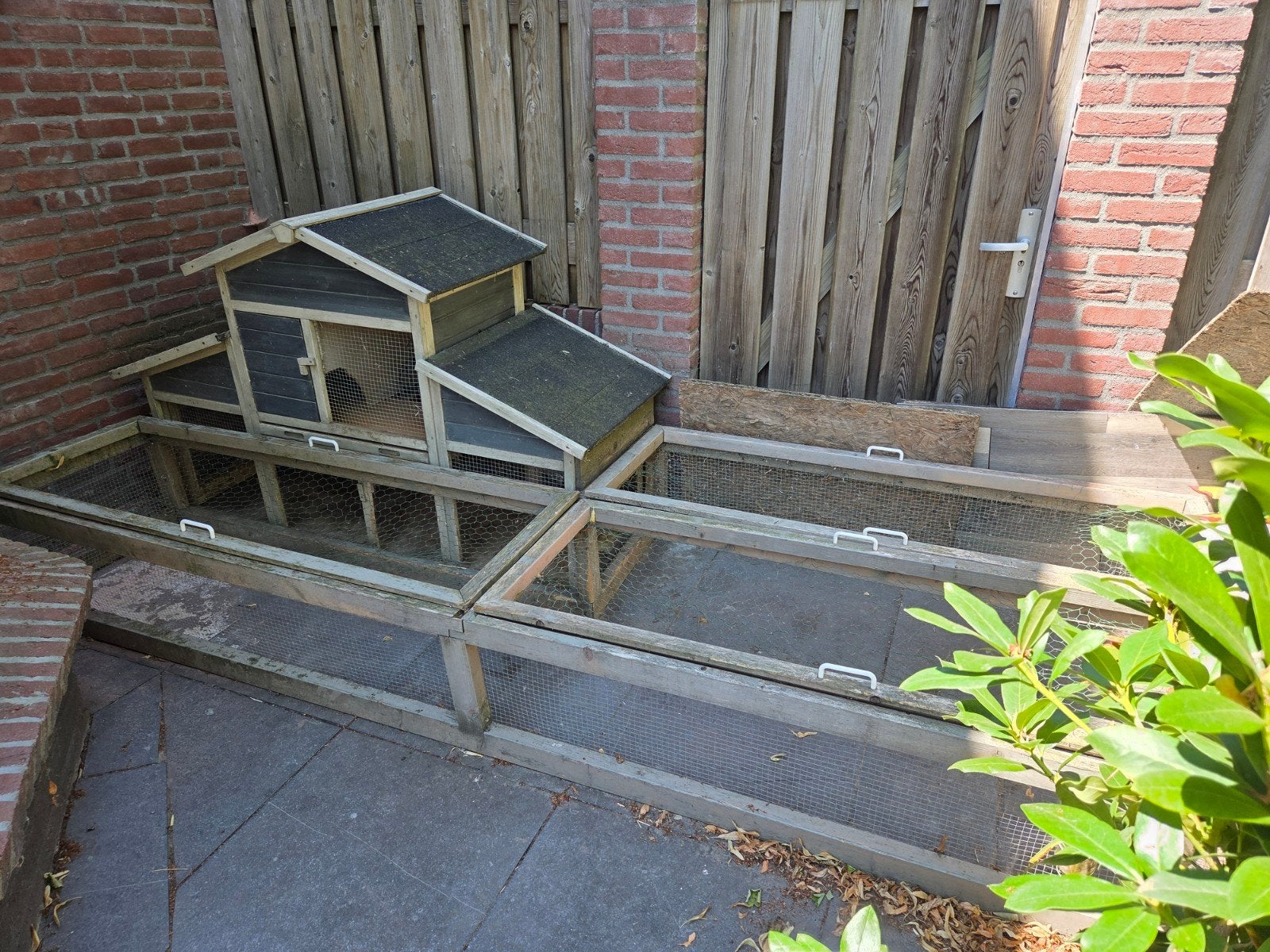 Konijnenhok voor buiten, Ophalen, Cavia, 90 cm of meer, Hok