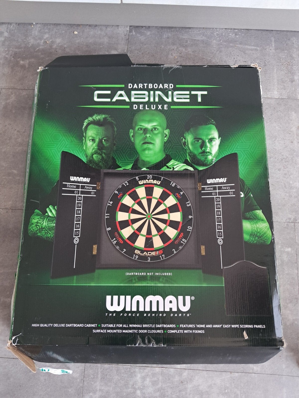 Winmau Dartbord Kast Deluxe - Nieuw in Doos, Sport en Fitness, Darts, Ophalen of Verzenden, Nieuw, Overige typen