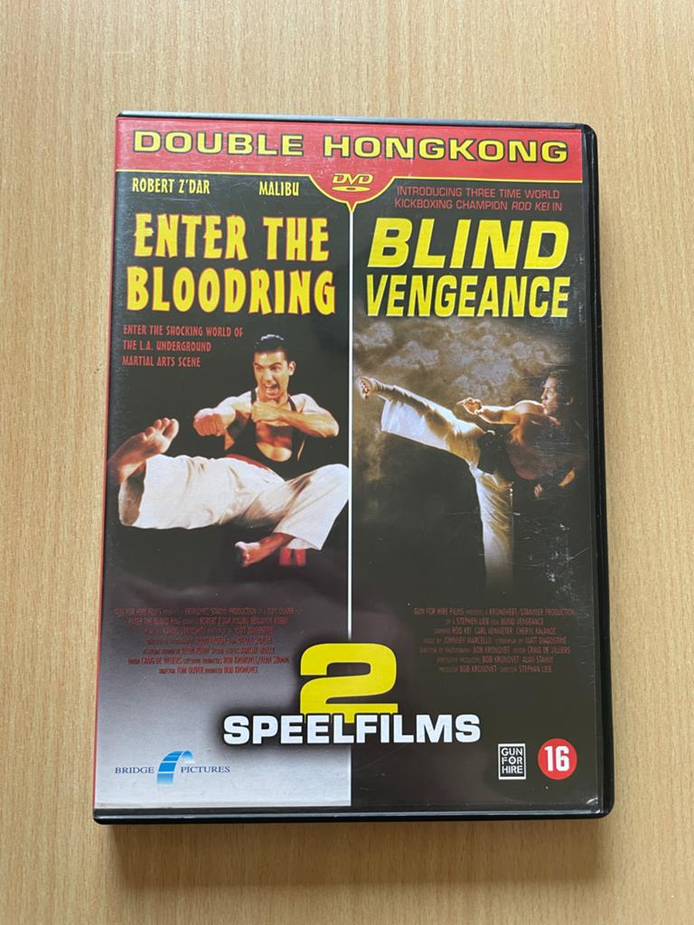 Double Hongkong DVD: Enter the Bloodring & Blind Vengeance, Vanaf 16 jaar, Ophalen of Verzenden, Zo goed als nieuw, Martial Arts