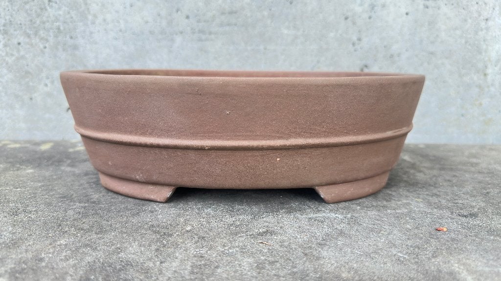 Bonsai schaal pot 26x20,5x7,5cm (5*), Rond, Ophalen of Verzenden, Zo goed als nieuw, Aardewerk
