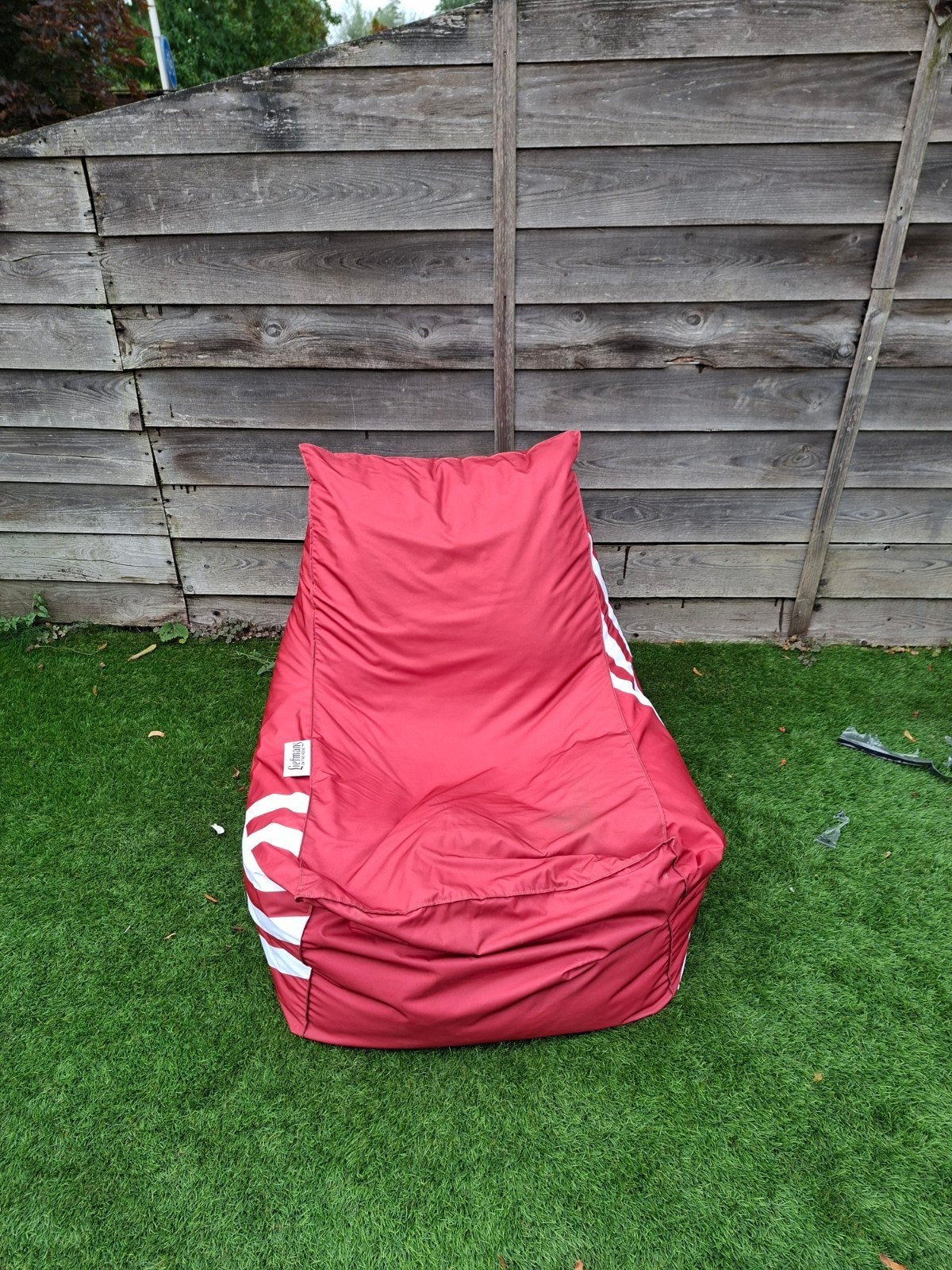 Liefmans On The Rocks Zitzak - Rood met Wit Logo, Ophalen, Zo goed als nieuw, Rood, Zitzak