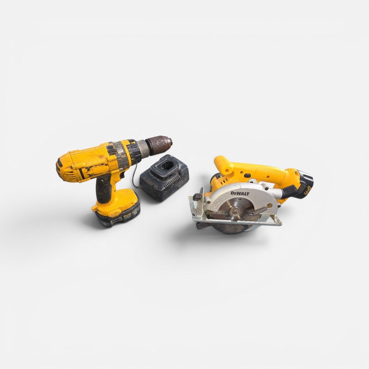 DeWalt Boormachine en Cirkelzaag Set, Doe-het-zelf en Verbouw, Gereedschap | Boormachines, Ophalen of Verzenden, Gebruikt, Boormachine