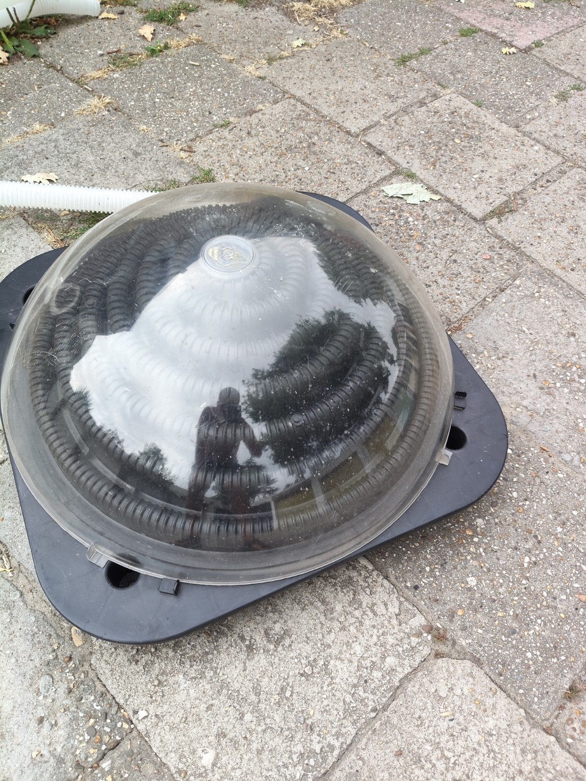 solarbol voor opzetzwembad, Tuin en Terras, Ophalen, Gebruikt