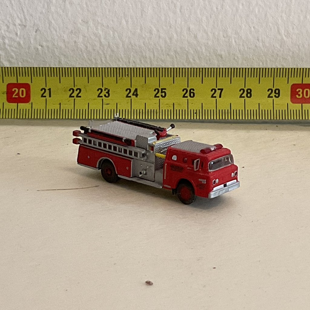 Athearn Fire truck USA 1/160, Hobby en Vrije tijd, Overige merken, Gelijkstroom of Wisselstroom, Overige typen, Nieuw