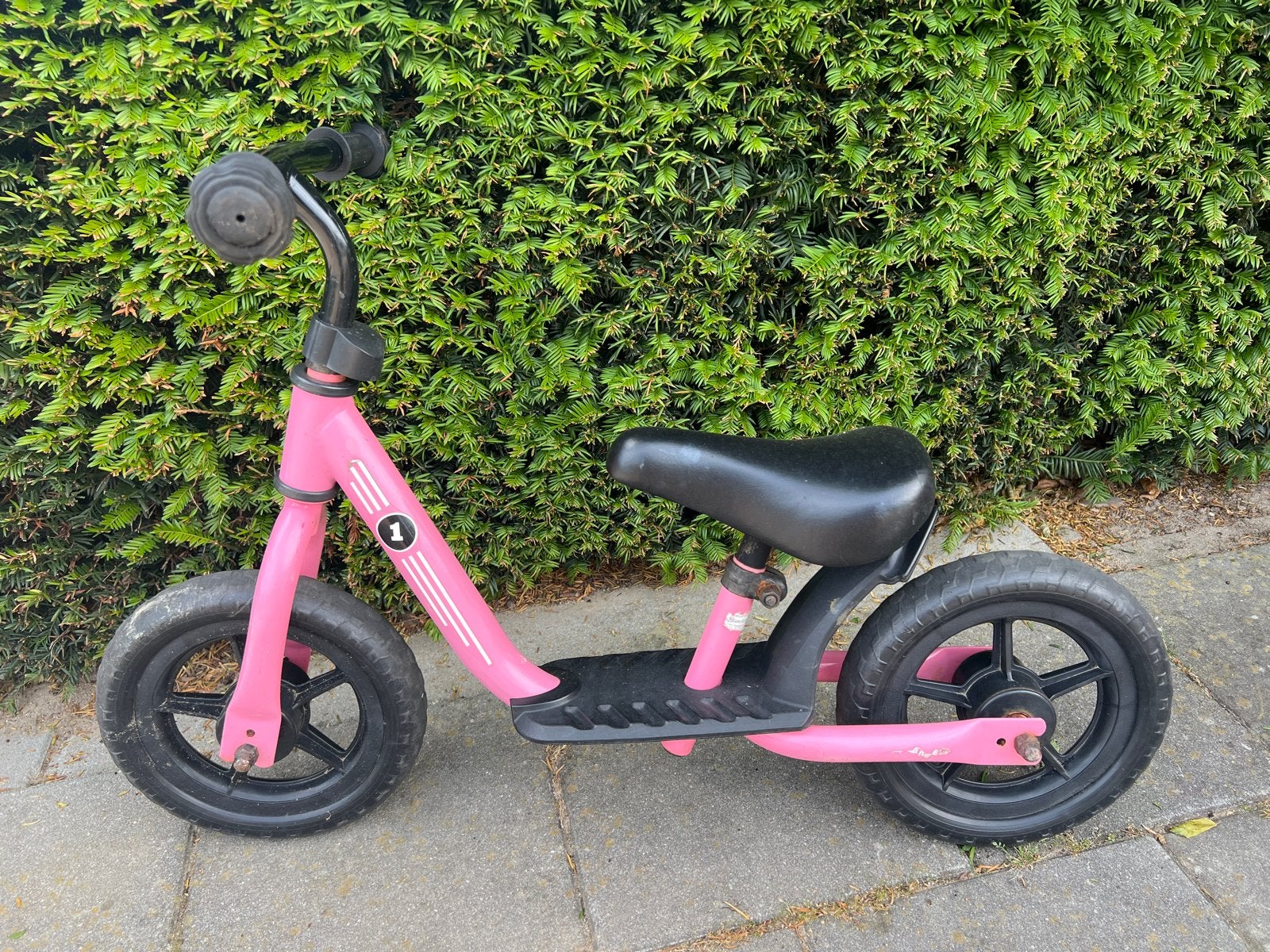 Roze Puky loopfiets, ideaal voor jonge kinderen, Ophalen, Gebruikt, Minder dan 16 inch