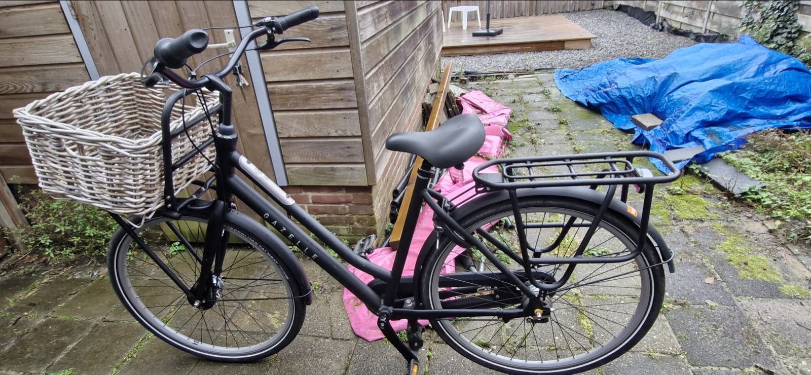 Gazelle dames fiets met 3 versnellingen, Fietsen en Brommers, Ophalen, 53 tot 56 cm, Velgrem, Versnellingen