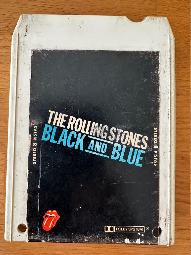 8-track The Rolling Stones - Black and Blue (Spanje), Cd's en Dvd's, Cassettebandjes, Gebruikt, Origineel, Pop, 1 bandje, Ophalen