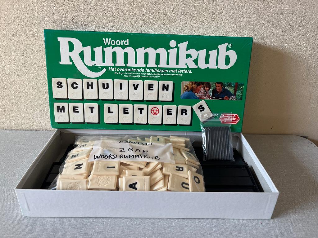 Z.G.A.N. Woord rummikub- letter rummikub van Goliath, Hobby en Vrije tijd, Een of twee spelers, Ophalen of Verzenden, Zo goed als nieuw