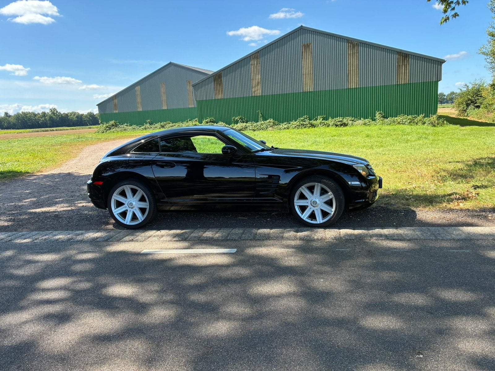 Chrysler Crossfire 3.2 V6 2006 Zwart, Auto's, Chrysler, Achterwielaandrijving, 1352 kg, Zwart, Handgeschakeld