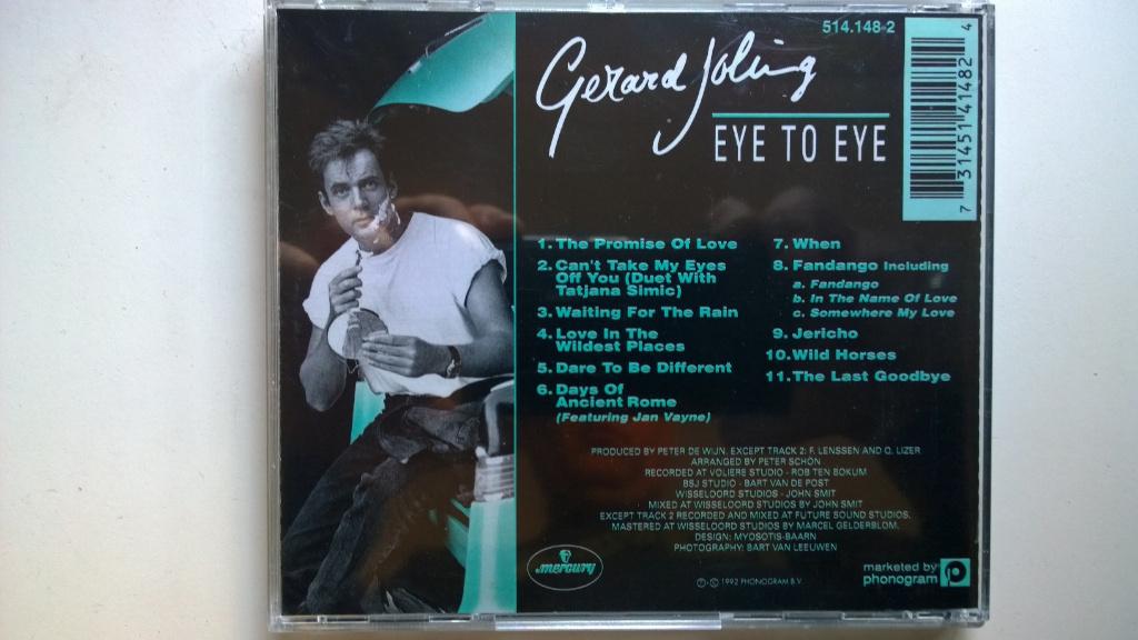 Gerard Joling - Eye To Eye, Ophalen of Verzenden, Zo goed als nieuw