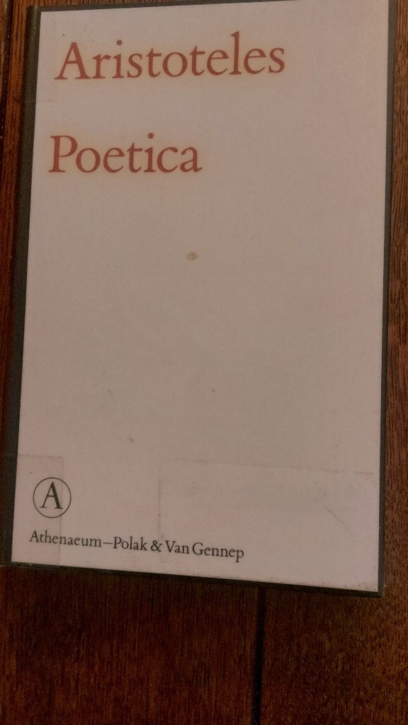 Aristoteles - POETICA, Boeken, Ophalen of Verzenden, Gelezen, VWO, Grieks