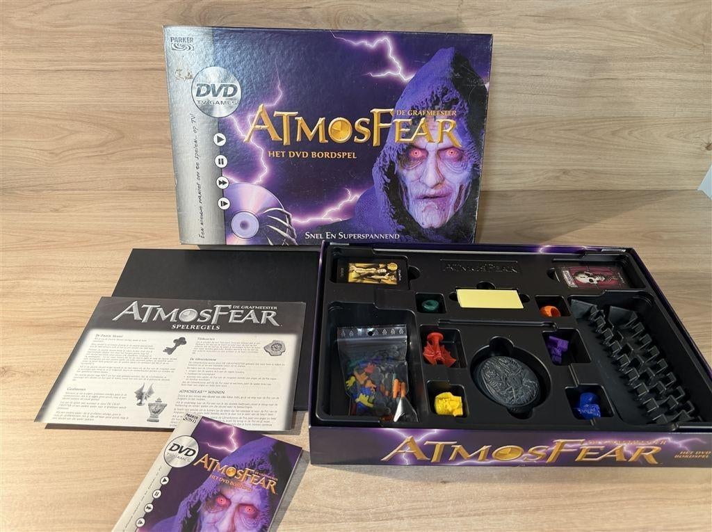 Atmosfear DVD - s6136, Hobby en Vrije tijd, Gezelschapsspellen | Bordspellen, Verzenden, Zo goed als nieuw