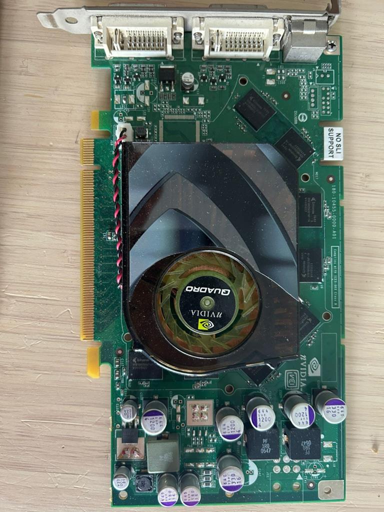 NVIDIA Quadro FX 1500 Videokaart - PCI Express, Computers en Software, Videokaarten, Gebruikt, Nvidia, PCI-Express 1.0, GDDR, DVI