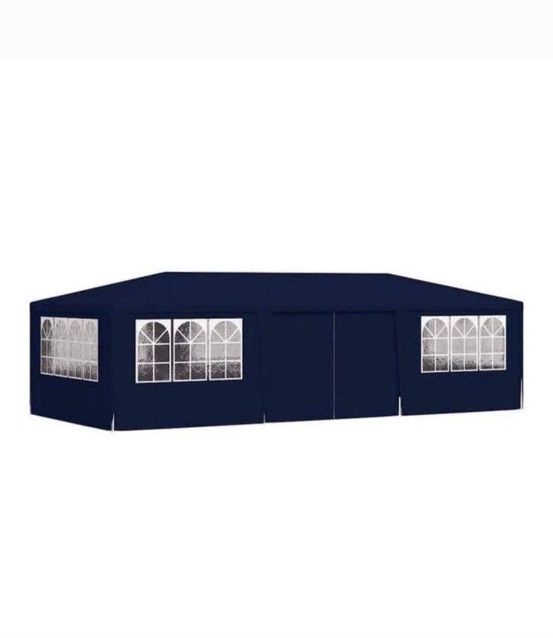 2 partytenten vida xl donker blauw 4x 9m, Ophalen, Nieuw, 8 meter of meer, 4 tot 6 meter