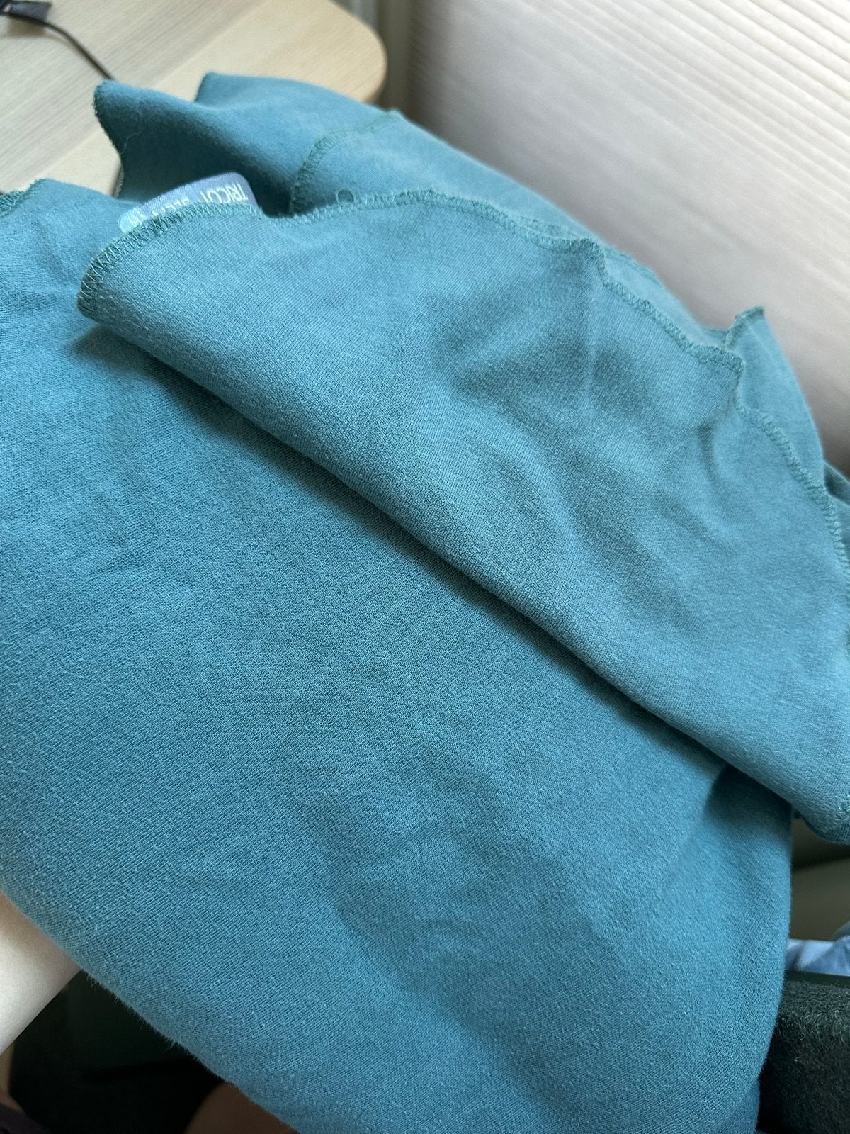 Babylonia Tricot-Slen Organic Draagdoek - Petrol, Overige merken, Draagdoek, Ophalen of Verzenden, Zo goed als nieuw